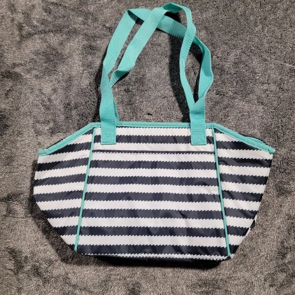 Thirty-One Striped Foil Lined Large Lunch Bag - Picture 3 of 3